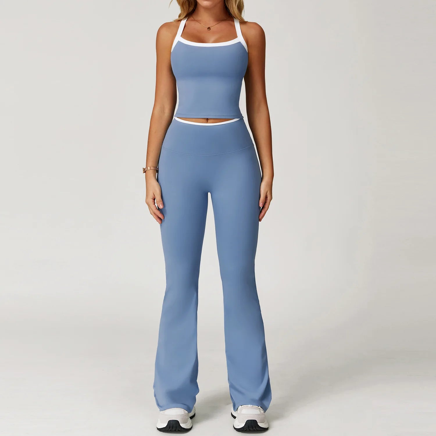 2 Pieces Yoga Set Gym Clothes Sportswear Yoga Suits For Women Tracksuits Running Fitness Set Sports Bra Gym High Waist Leggings