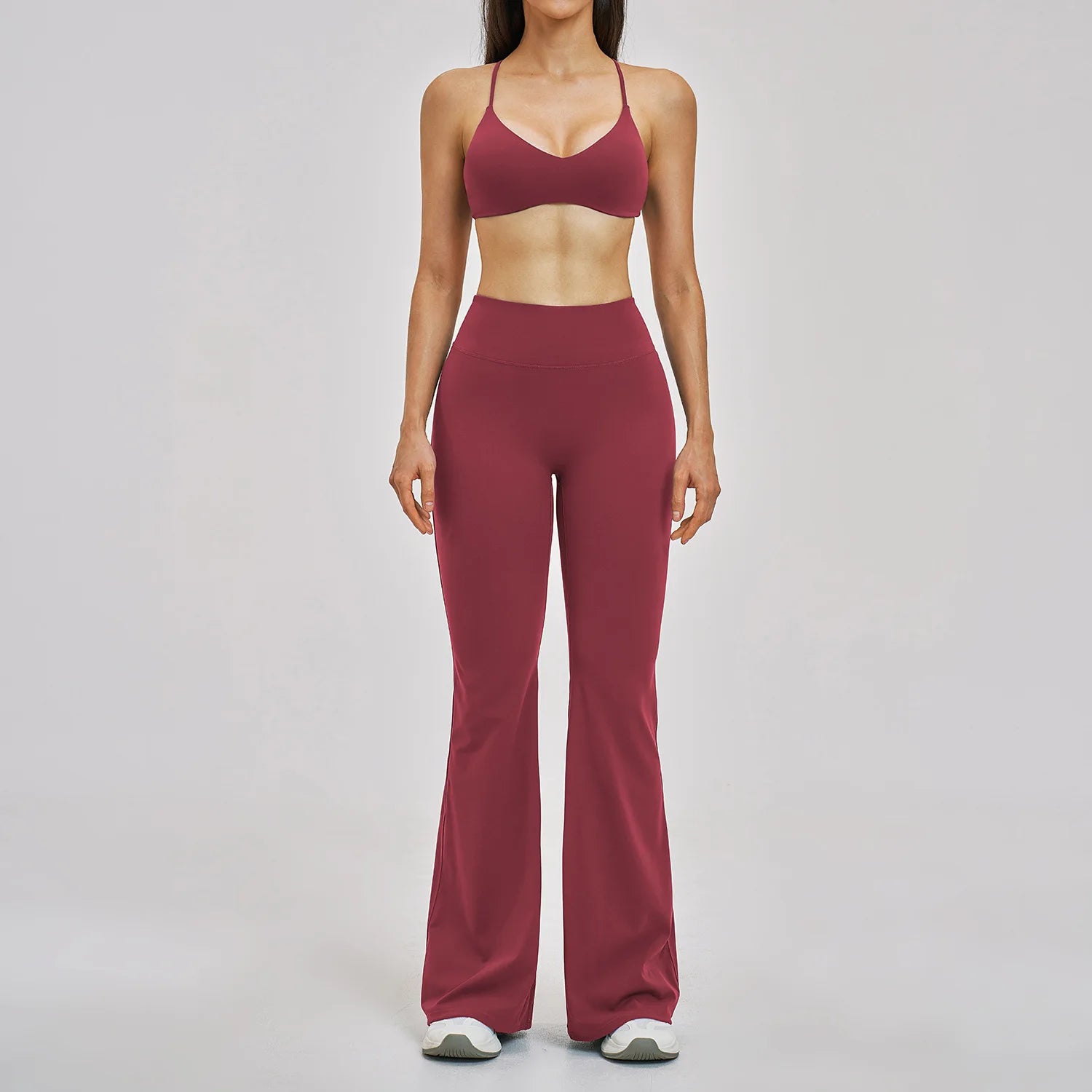 2 Pieces Fitness Suit Sports Set Women's Tracksuit Yoga Sets Gym Outfits Sportswear Legging Underwear Push Up Workout Clothes