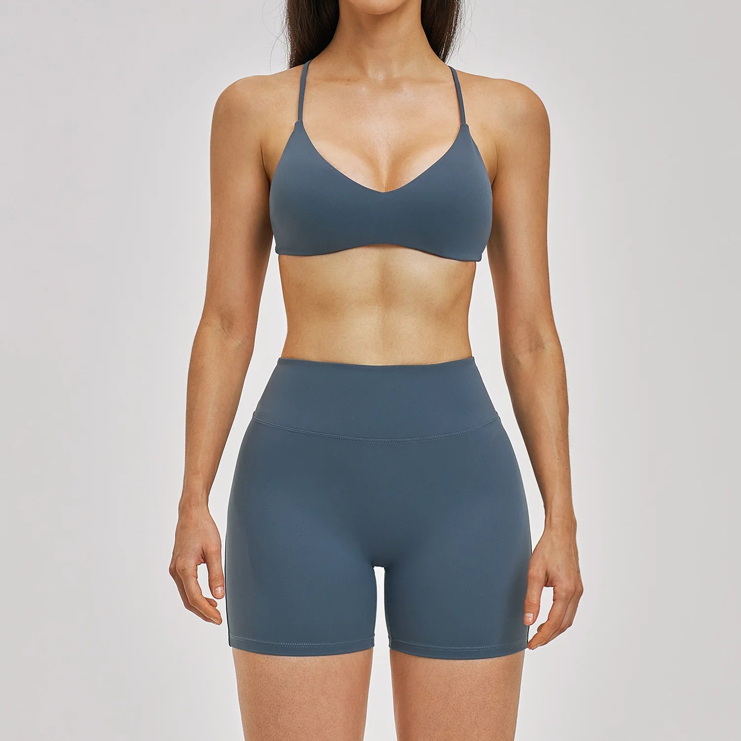 2 Pieces Fitness Suit Sports Set Women's Tracksuit Yoga Sets Gym Outfits Sportswear Legging Underwear Push Up Workout Clothes