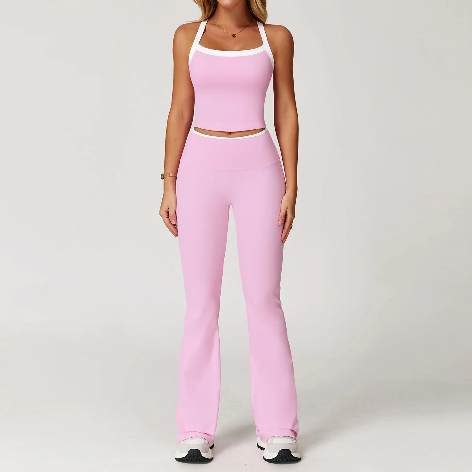 2 Pieces Yoga Set Gym Clothes Sportswear Yoga Suits For Women Tracksuits Running Fitness Set Sports Bra Gym High Waist Leggings