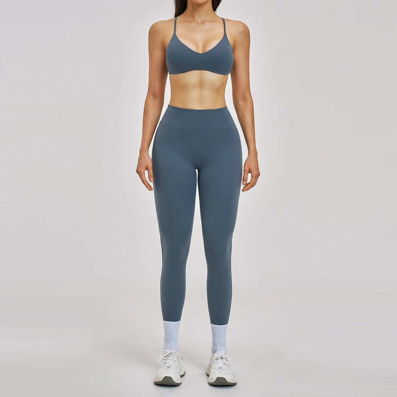 2 Pieces Fitness Suit Sports Set Women's Tracksuit Yoga Sets Gym Outfits Sportswear Legging Underwear Push Up Workout Clothes